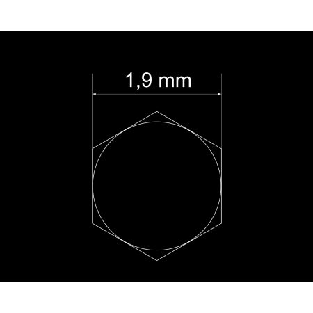 Imitacje śrub 1,9 mm – 120 szt.